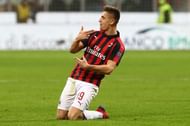 Piatek was impressive in his first start for the Rossoneri